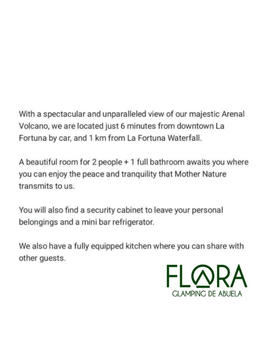 La FortunaFlora Glamping De Abuela别墅 外观 照片